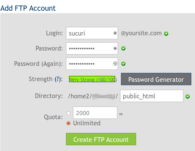 Bluehost Account Creation