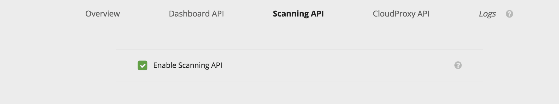 Enable API