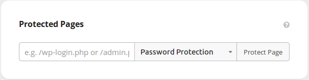 Enabling Protected Page
