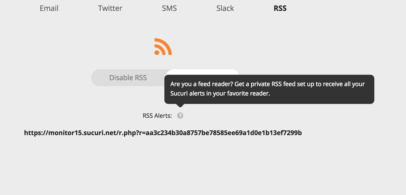 Enable RSS